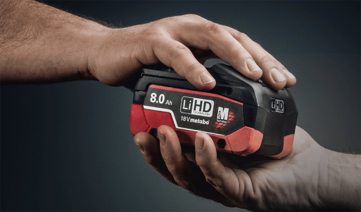 Metabo LiHD batteri garanti.