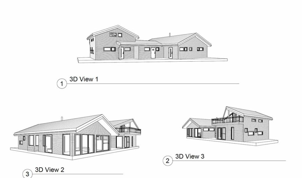 H22 - 3D tegninger av fasader